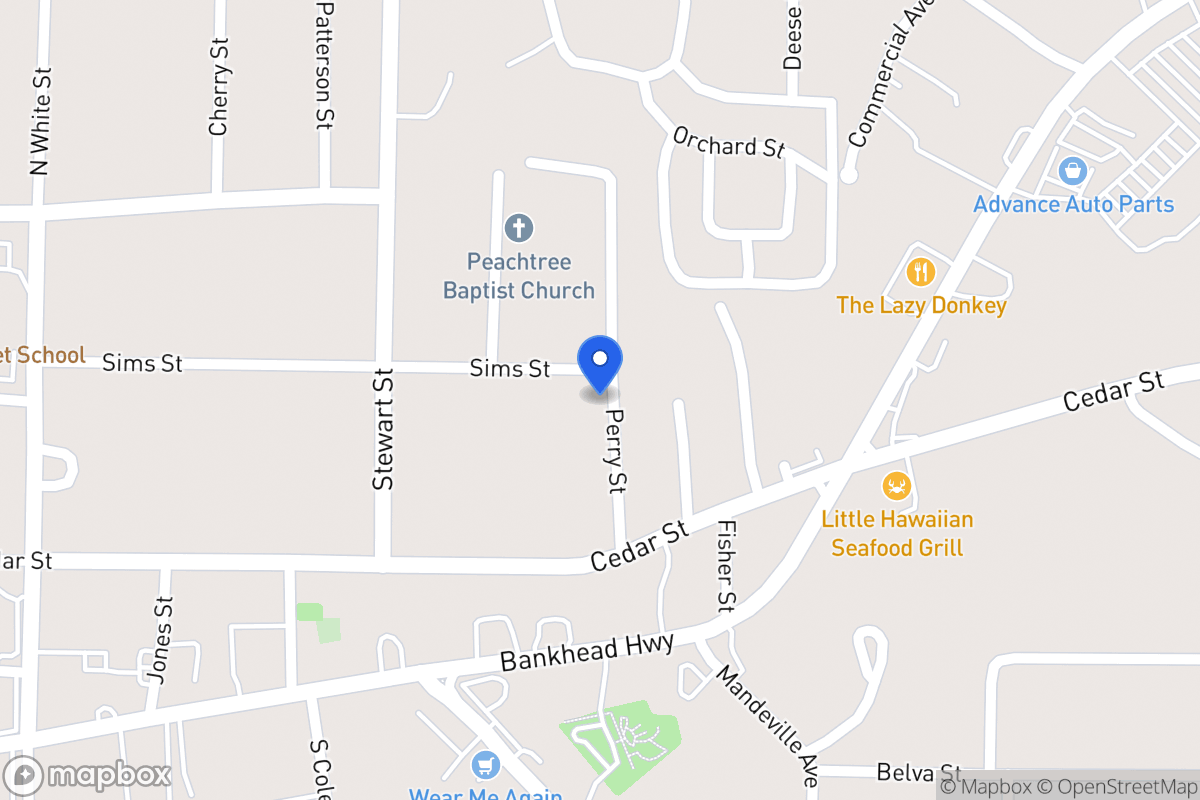 Map of 319 Sims St