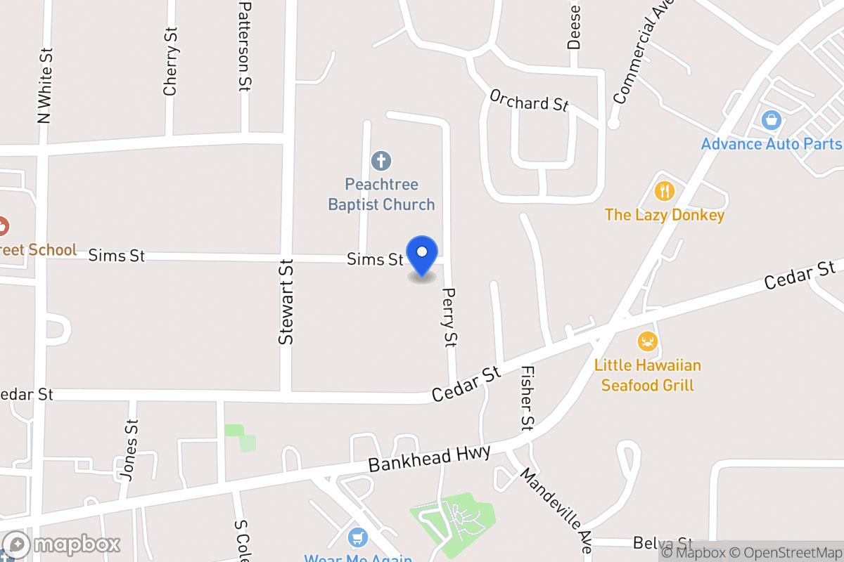 Map of 315 Sims St