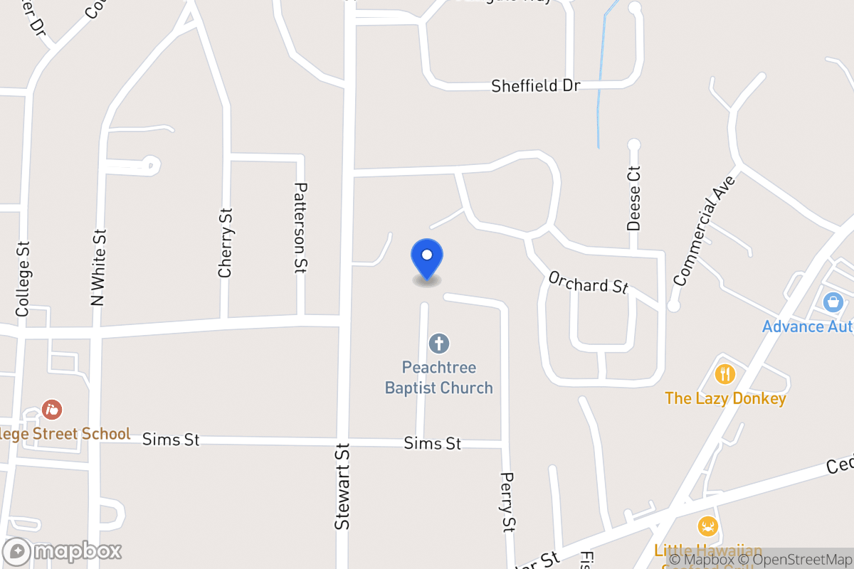 Map of 138 Peachtree St