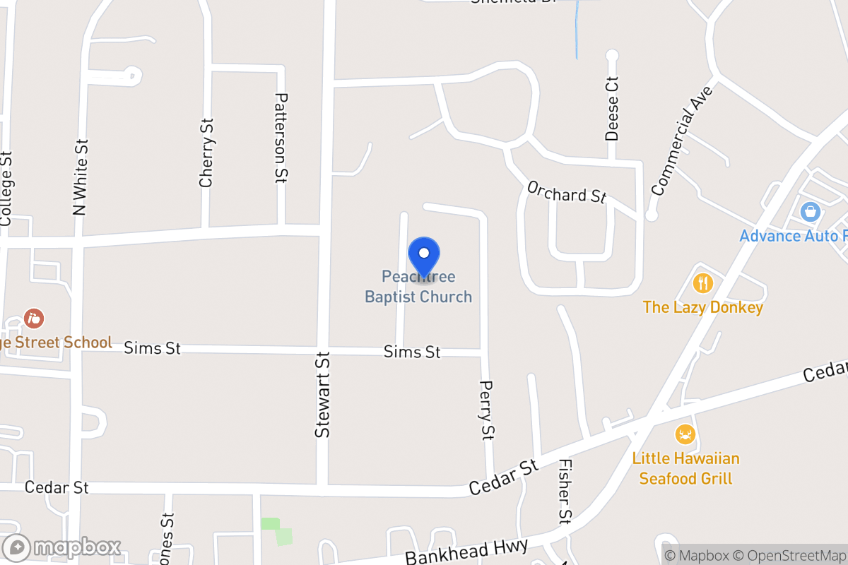 Map of 115 Peachtree St