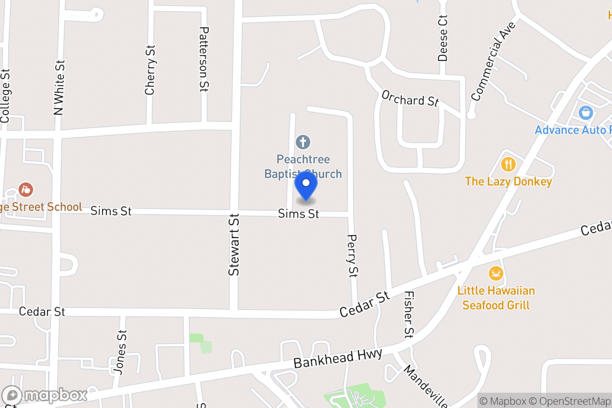 Map of 302 Sims St