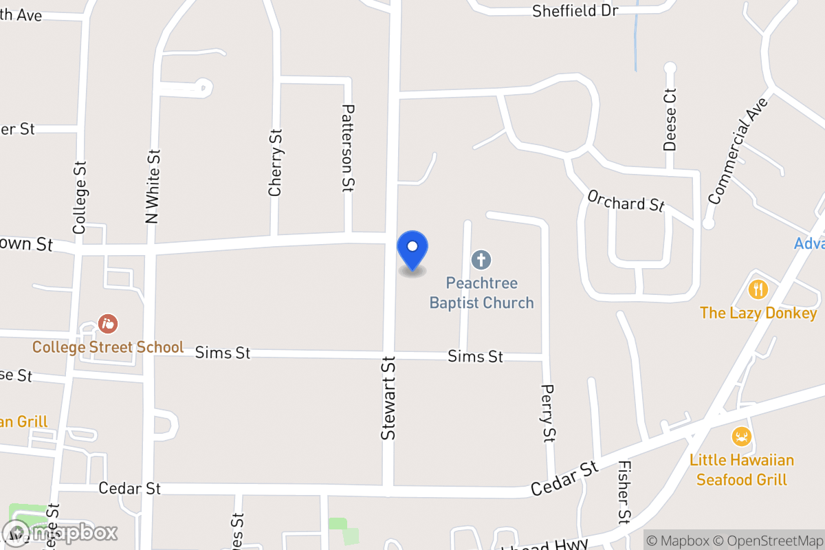 Map of 215 Stewart St