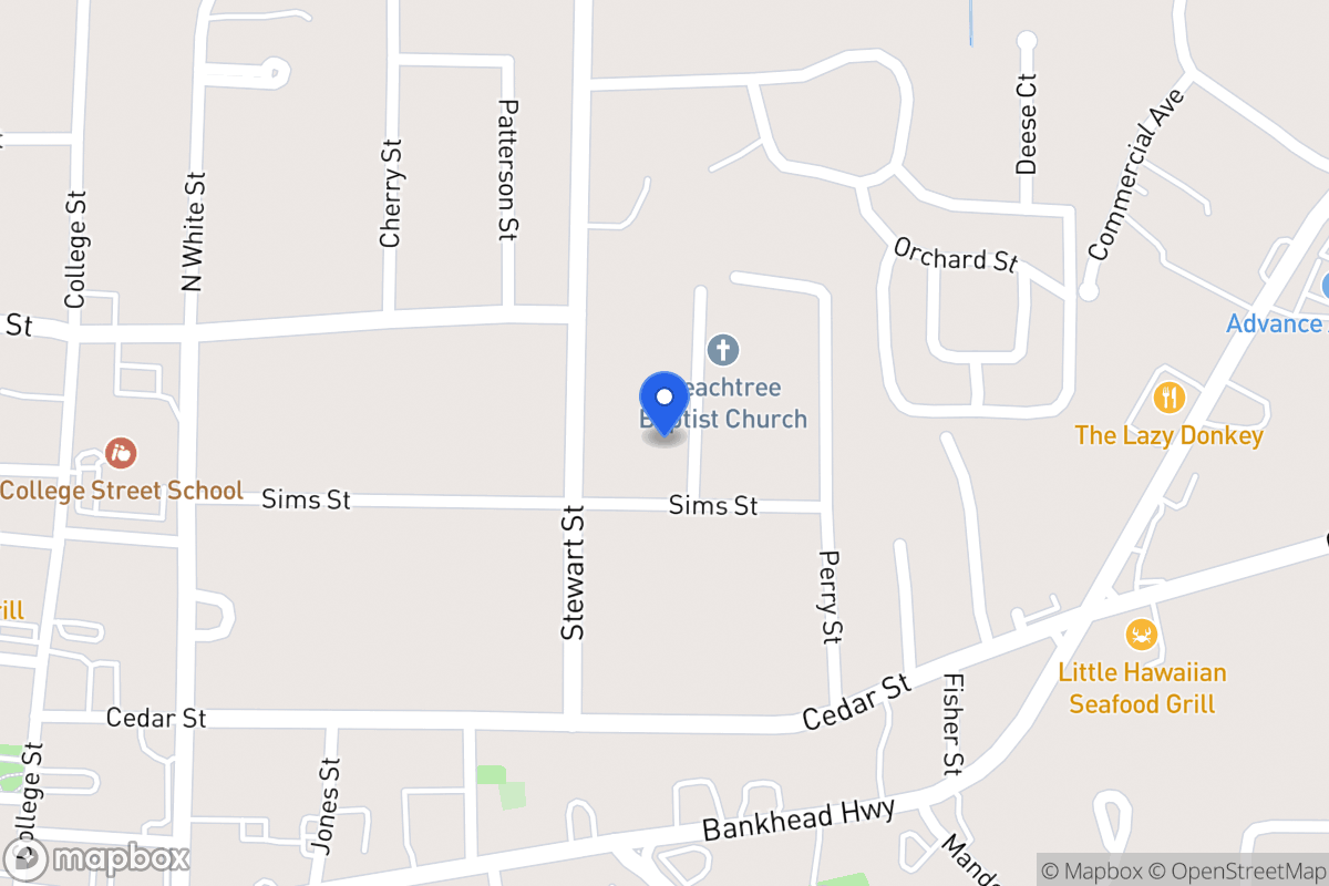Map of 110 Peachtree St