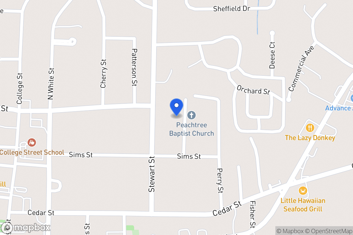 Map of 122 Peachtree St