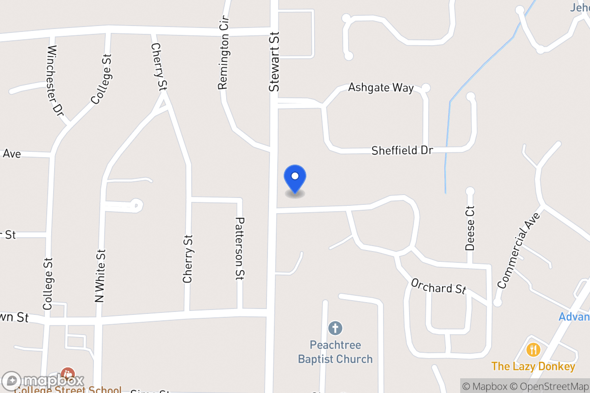 Map of 345 Stewart St