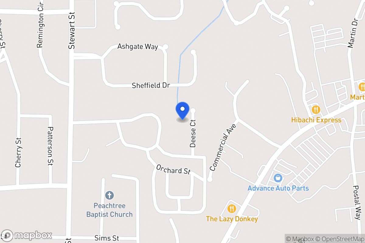 Map of Frankford Way