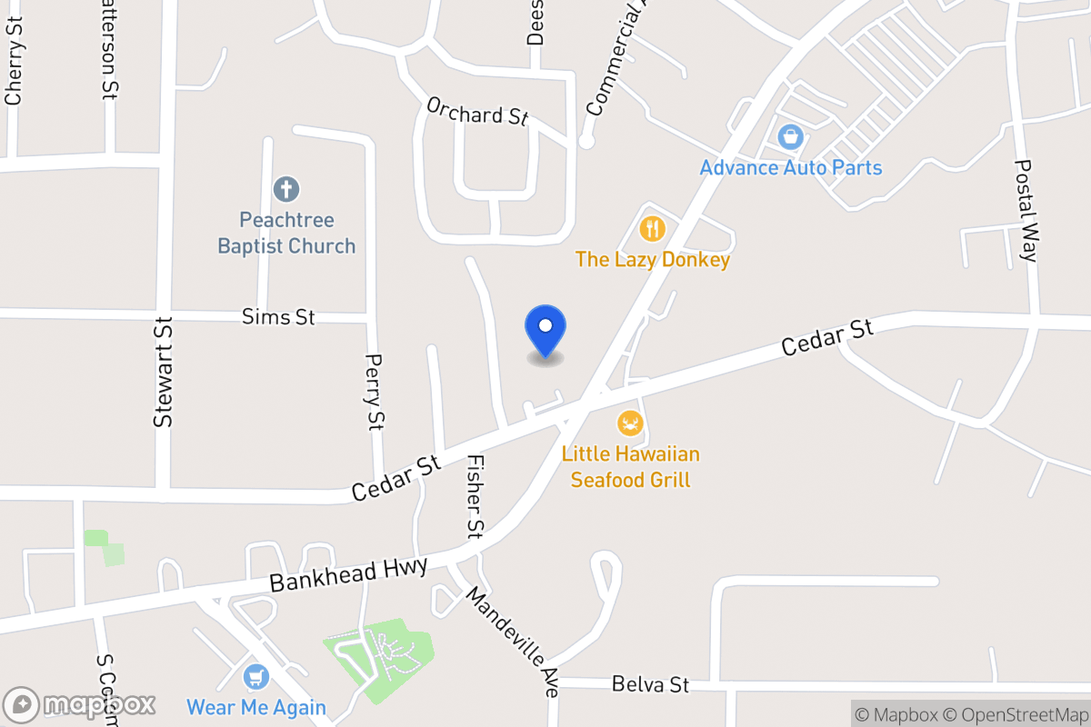 Map of 714 Cedar St