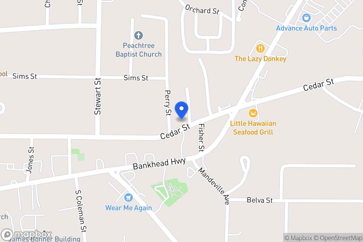 Map of 604 Cedar St
