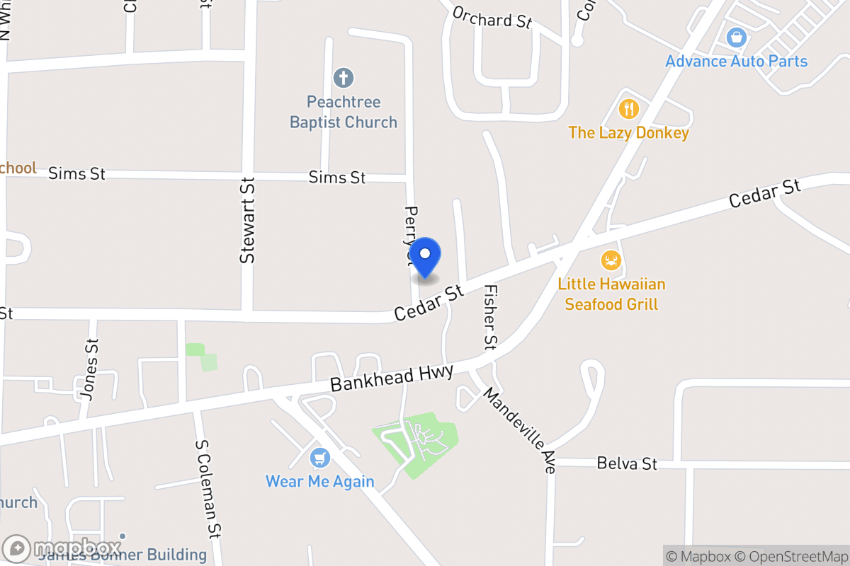 Map of 602 Cedar St