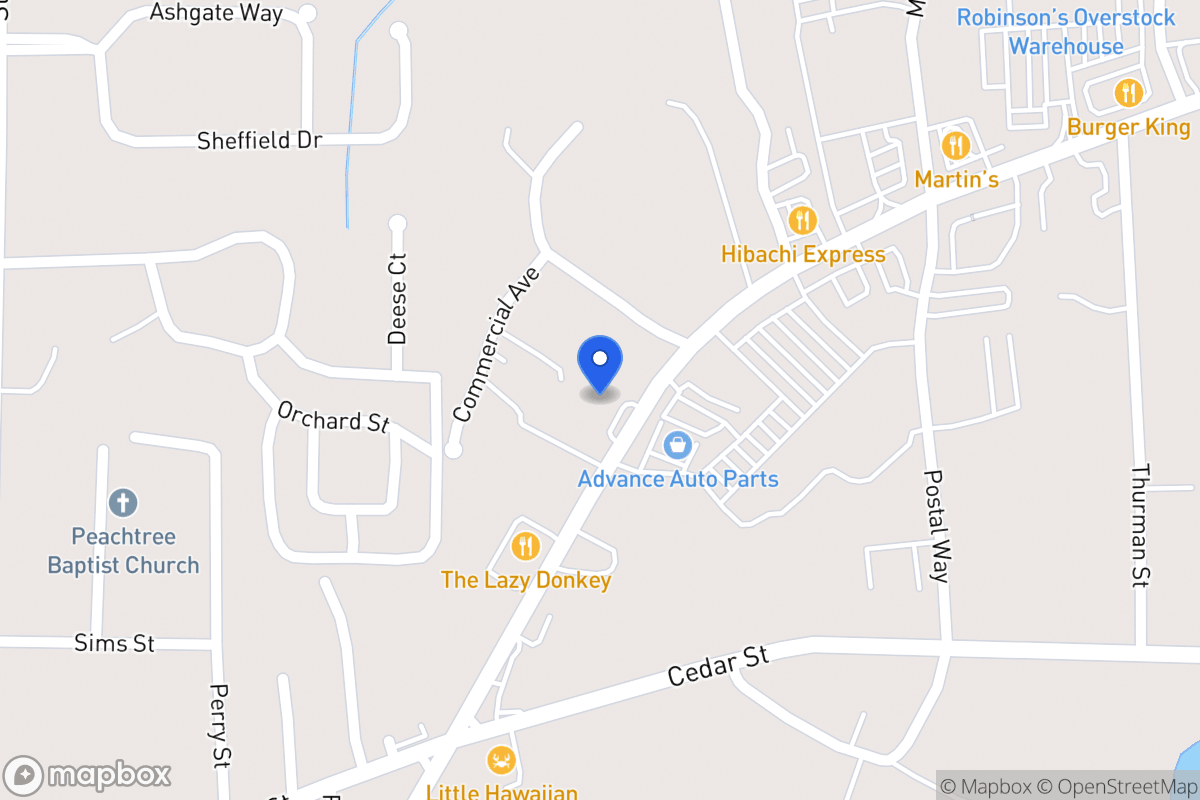 Map of 494 Bankhead Hwy