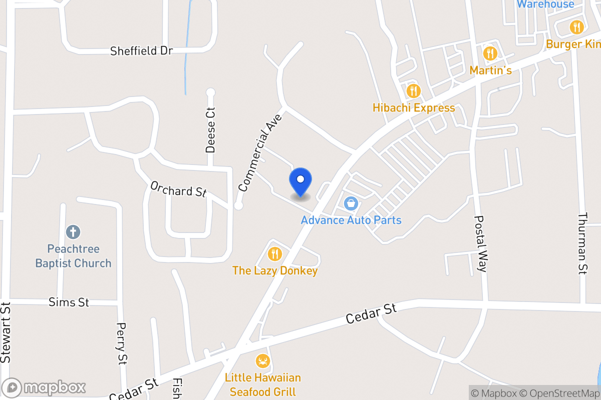 Map of 492 Bankhead Hwy