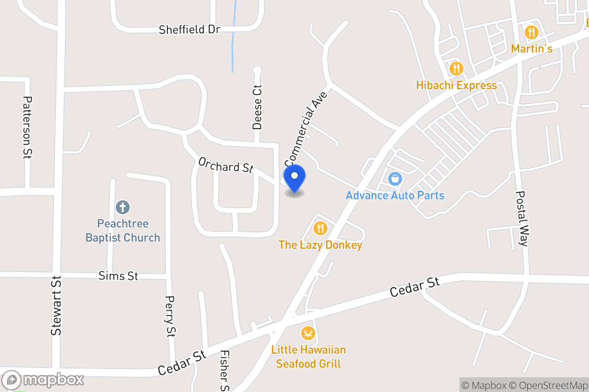 Map of 116 Commercial Ave