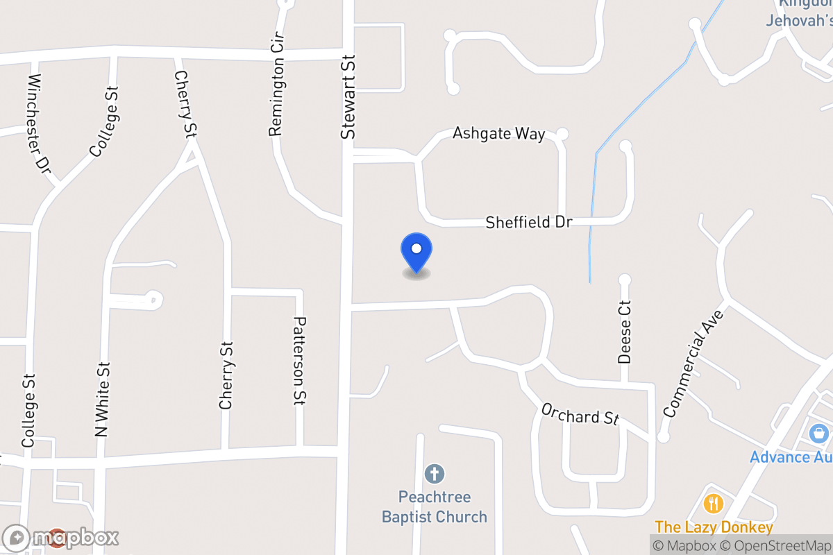 Map of 104 Comly Rich Dr
