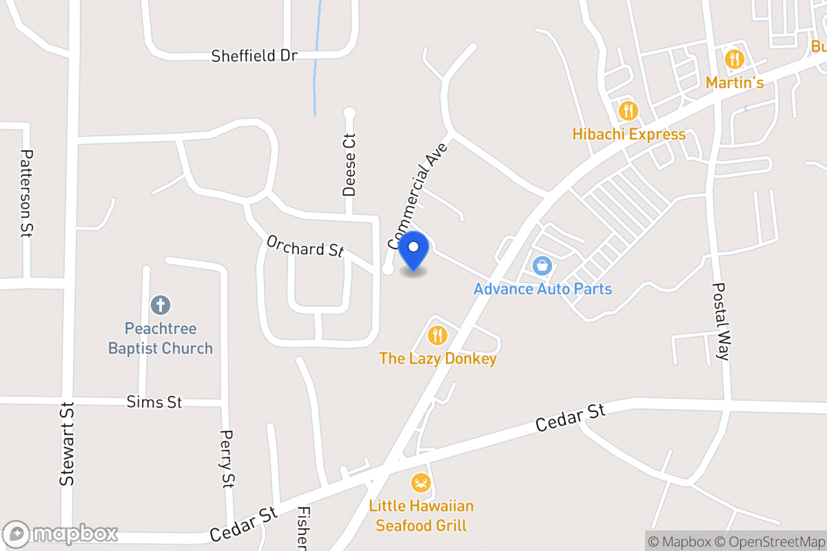 Map of 114 Commercial Ave