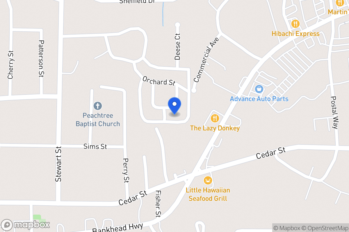 Map of 111 Oxford Sq