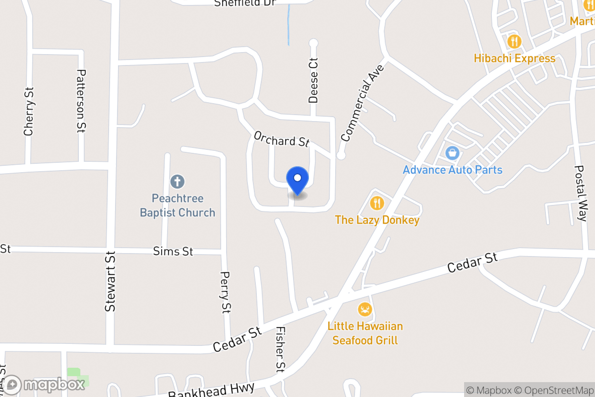 Map of 113 Oxford Sq