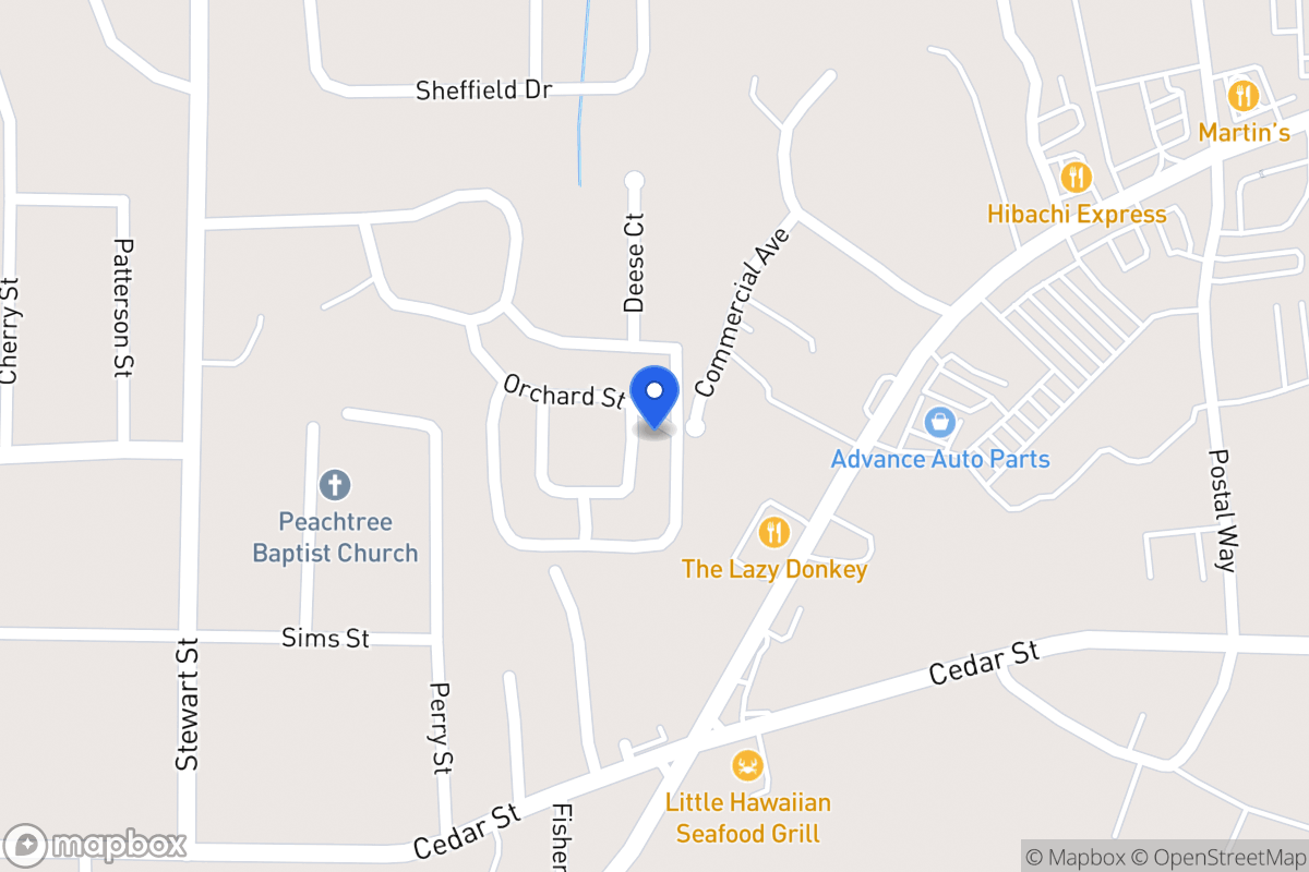 Map of 101 Oxford Sq