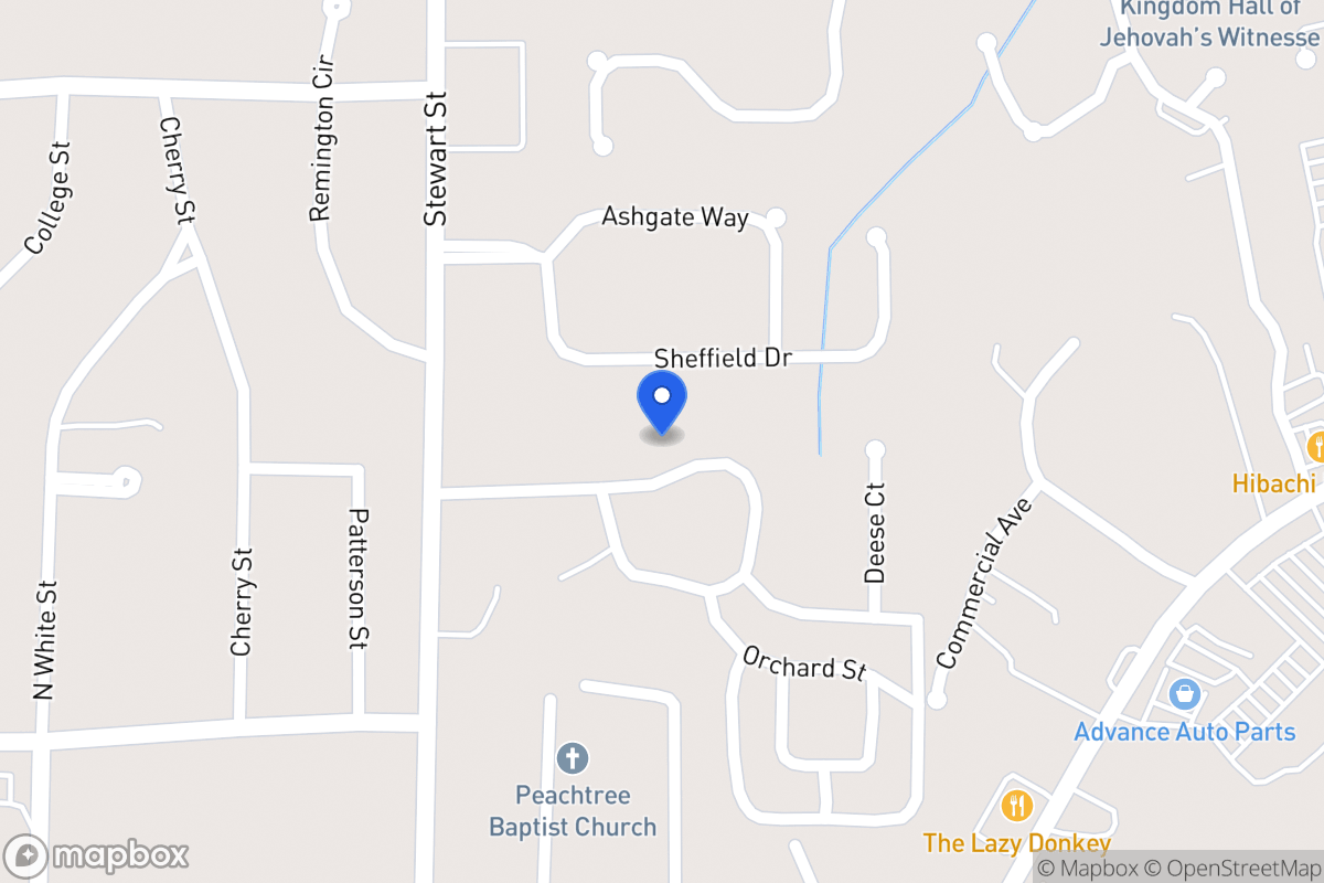 Map of 109 Comly Rich Dr