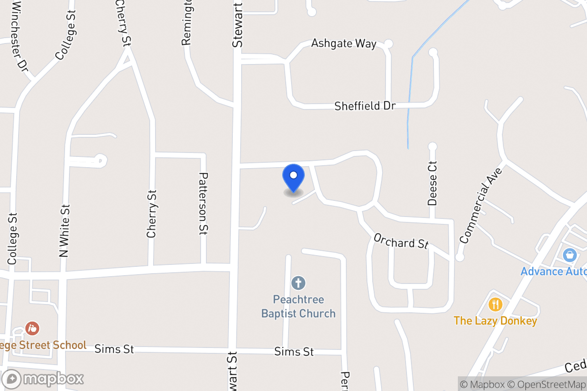 Map of 207 Comly Rich Dr