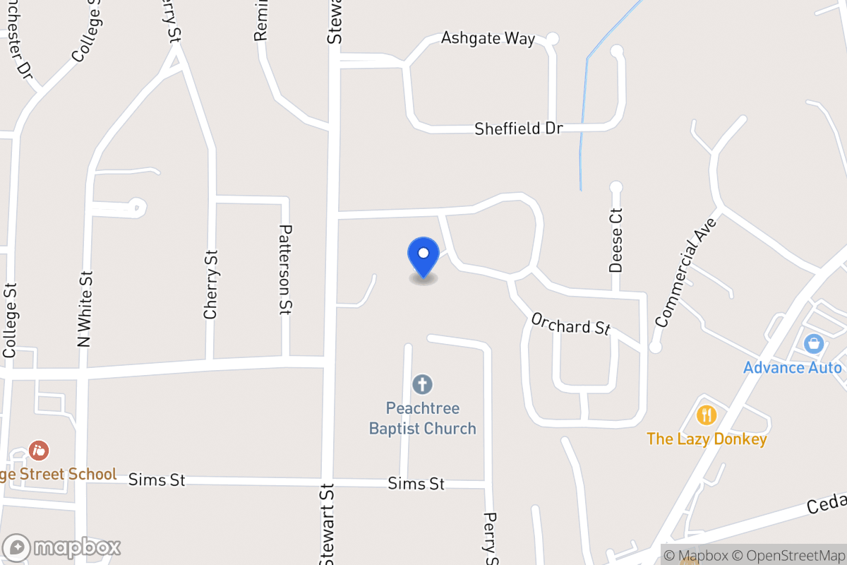 Map of 205 Comly Rich Dr