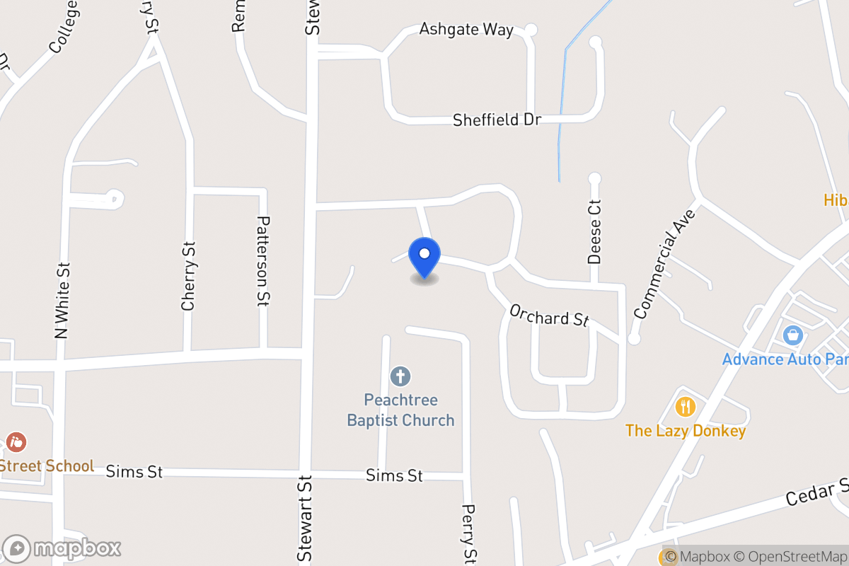Map of 203 Comly Rich Dr