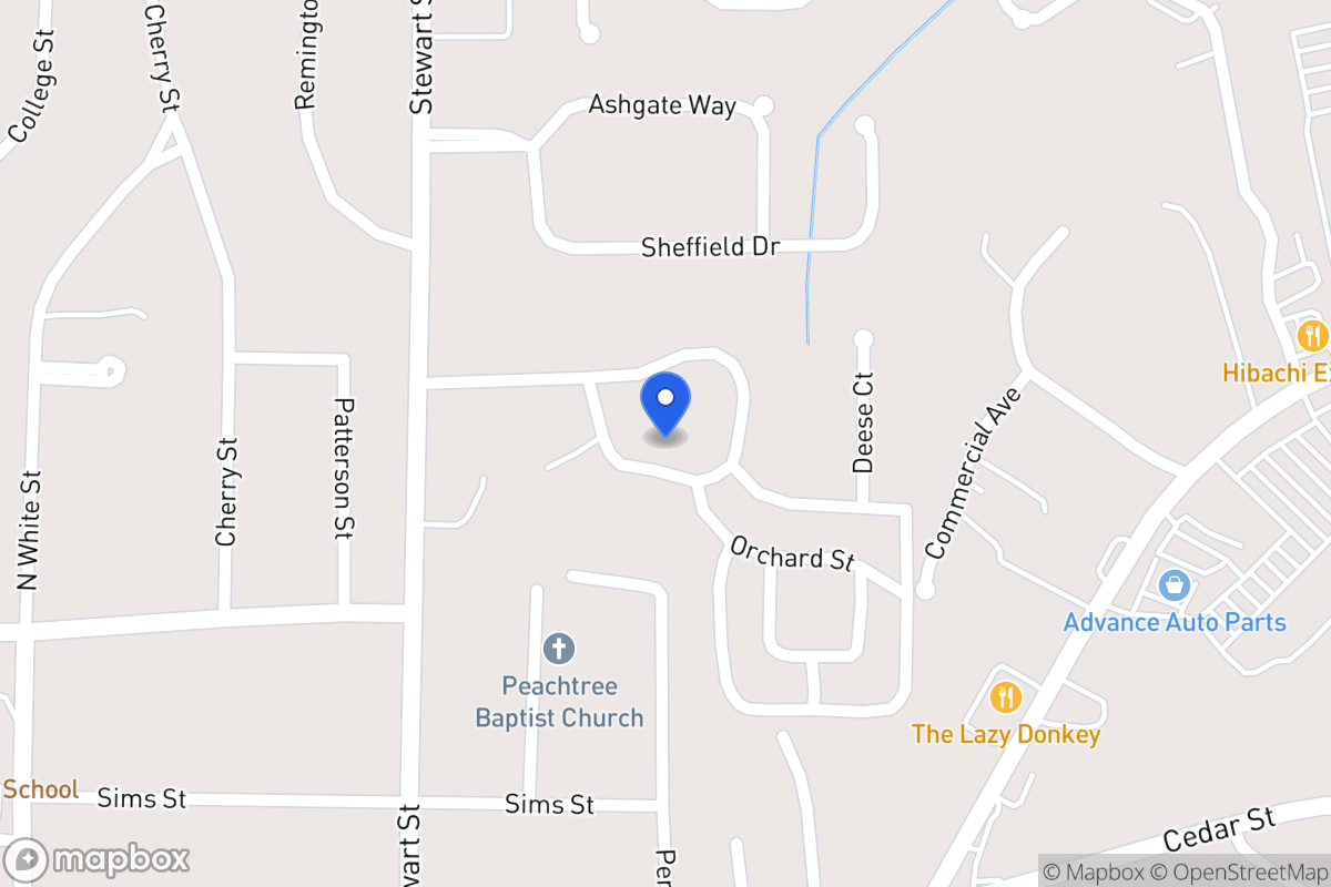 Map of 114 Comly Rich Dr