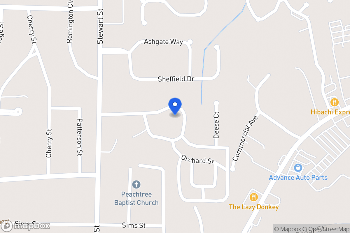 Map of 110 Comly Rich Dr