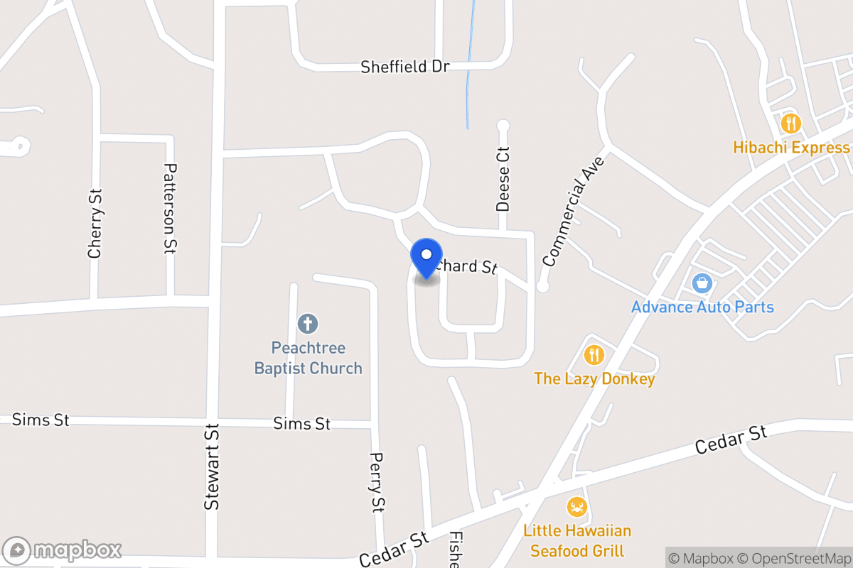 Map of 129 Oxford Sq