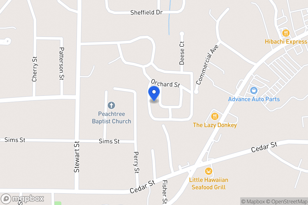 Map of 123 Oxford Sq