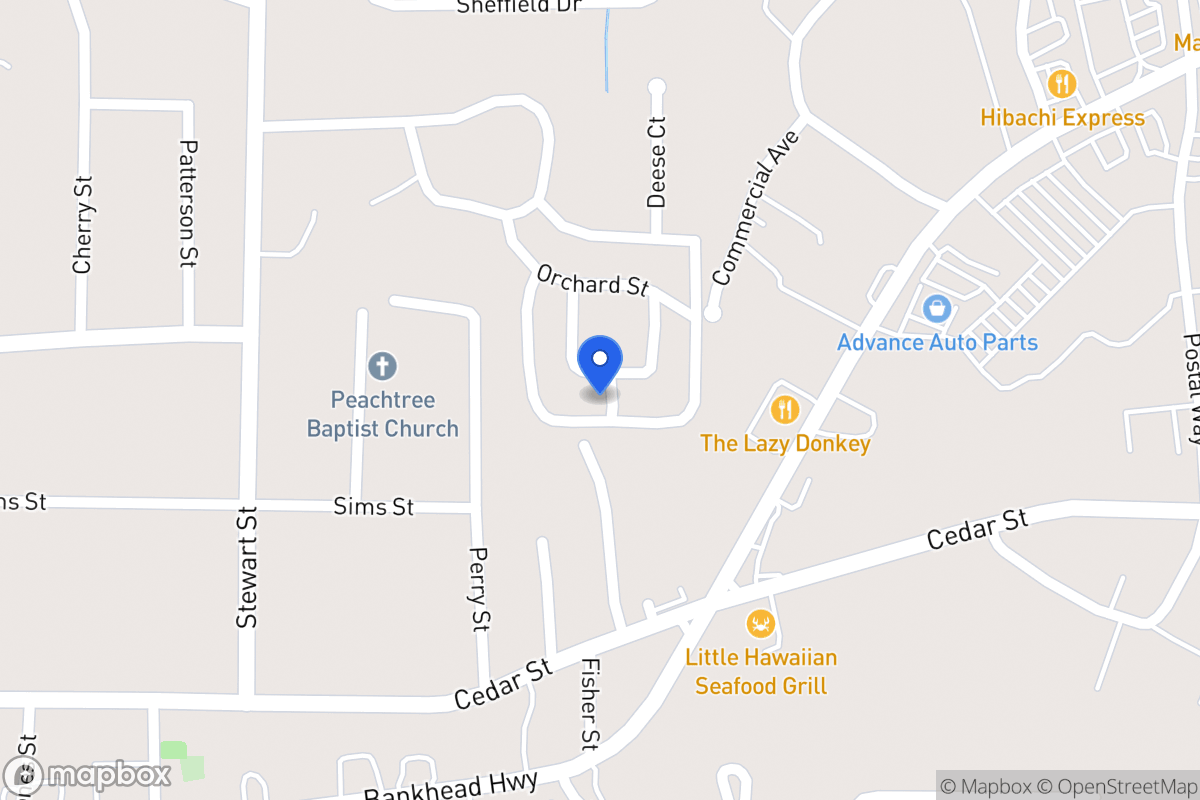 Map of 115 Oxford Sq