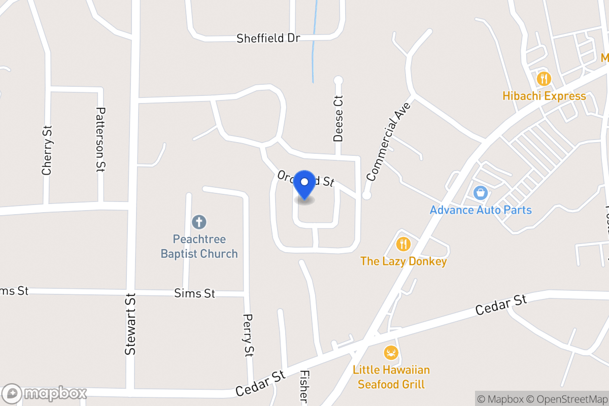 Map of 110 Oxford Sq