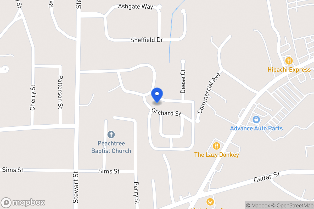 Map of 105 Orchard St
