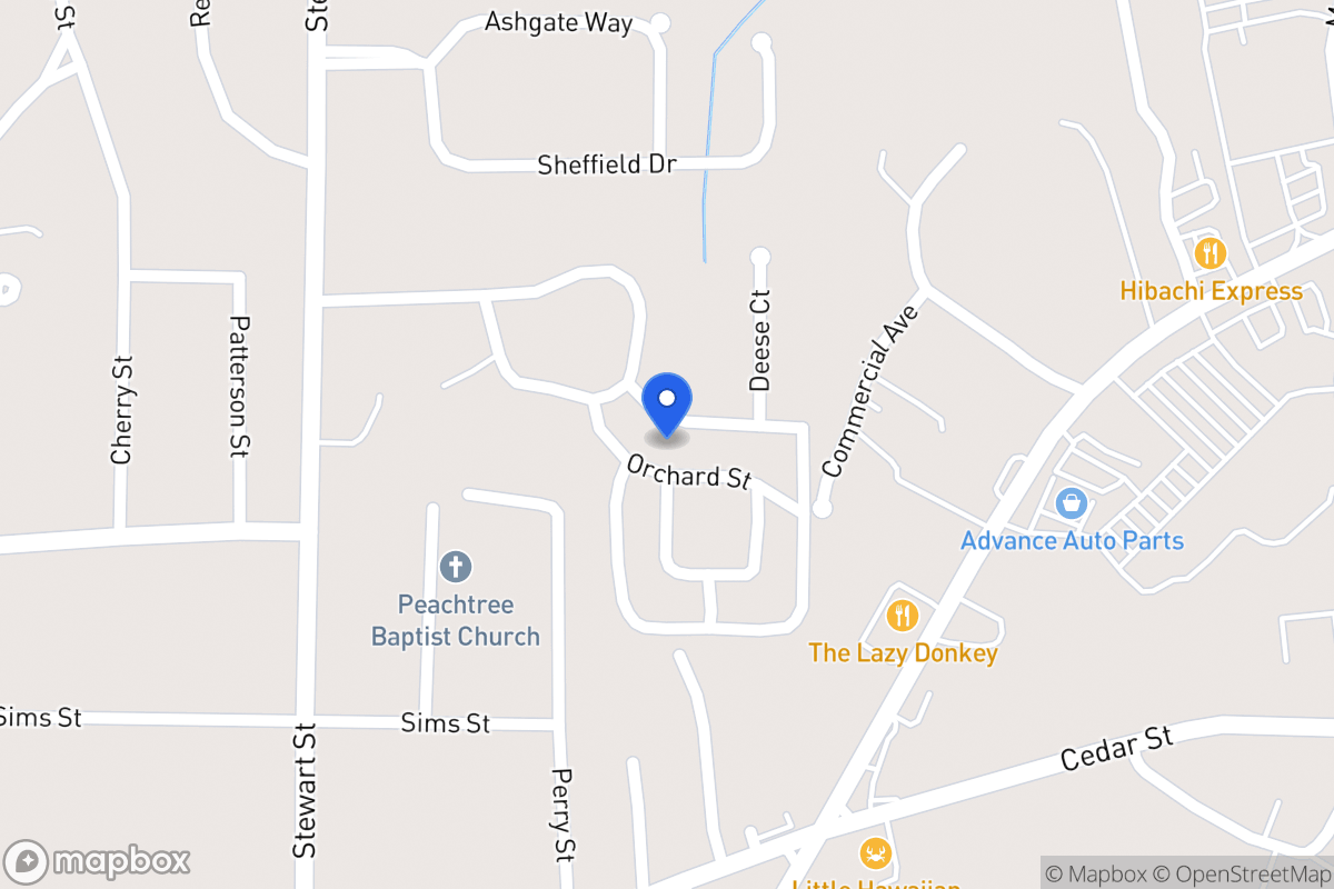 Map of 107 Orchard St