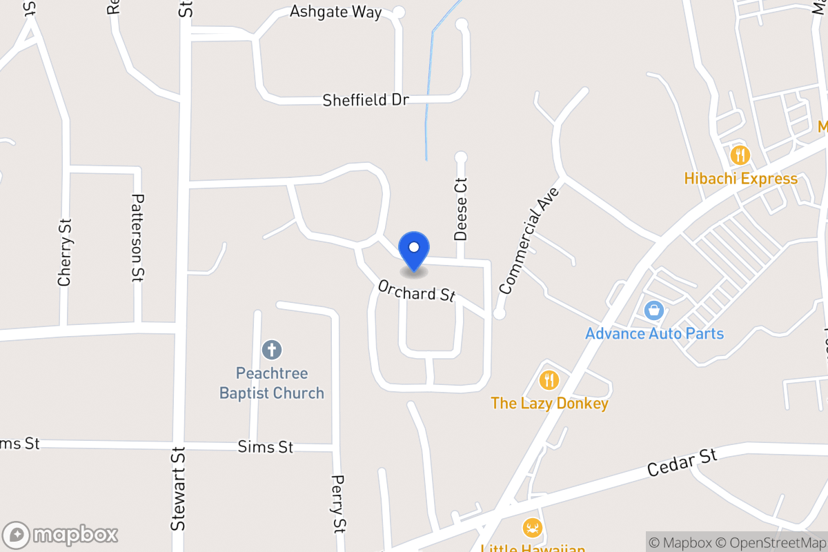 Map of 109 Orchard St