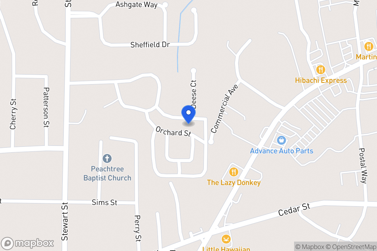 Map of 115 Orchard St