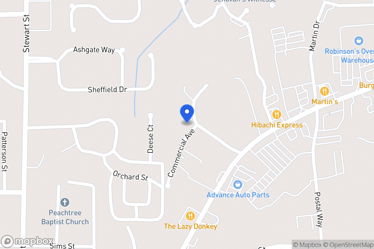 Map of 101 Commercial Ave