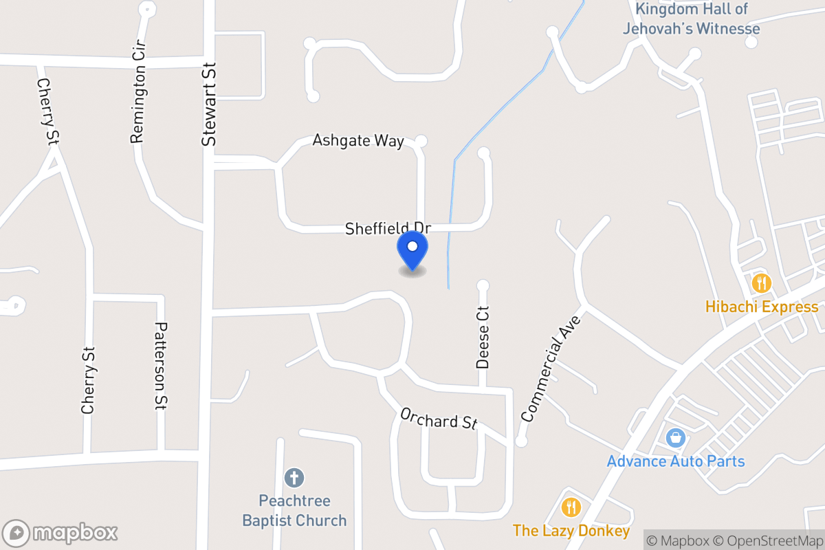 Map of 113 Comly Rich Dr