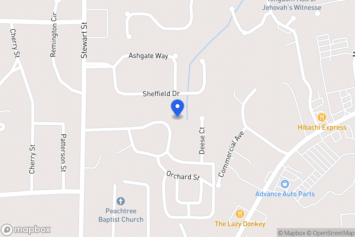 Map of 115 Comly Rich Dr