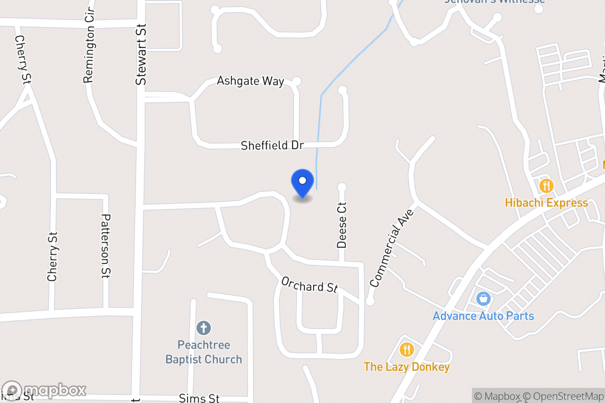 Map of 117 Comly Rich Dr