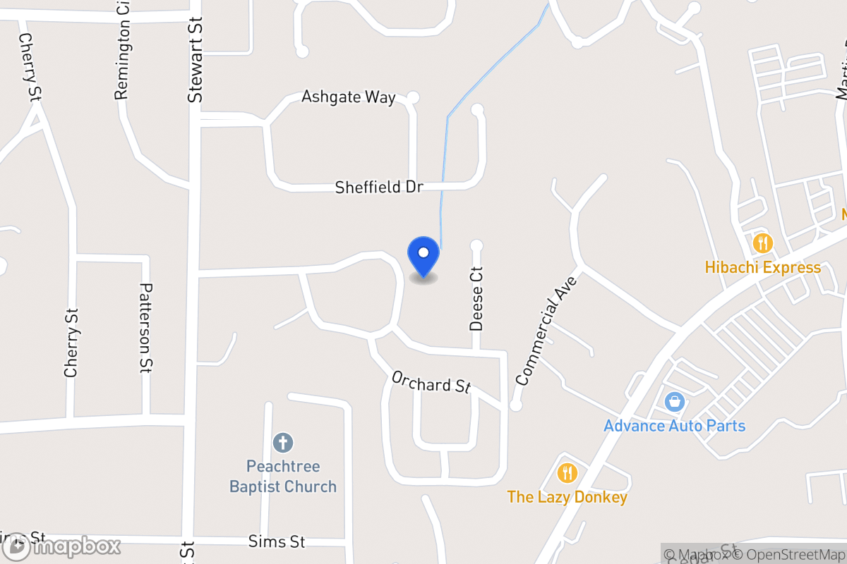 Map of 119 Comly Rich Dr