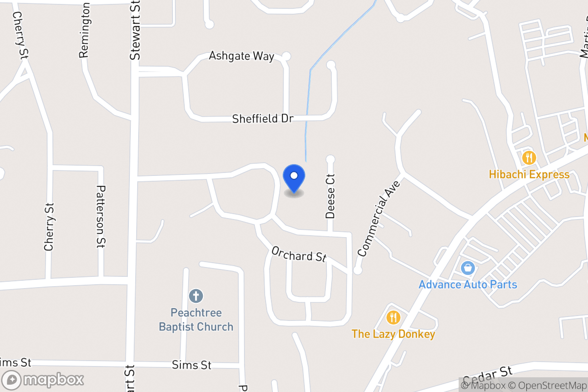 Map of 121 Comly Rich Dr