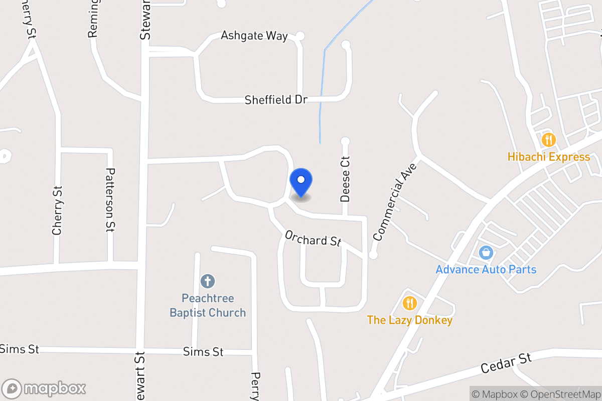 Map of 102 Frankford Way