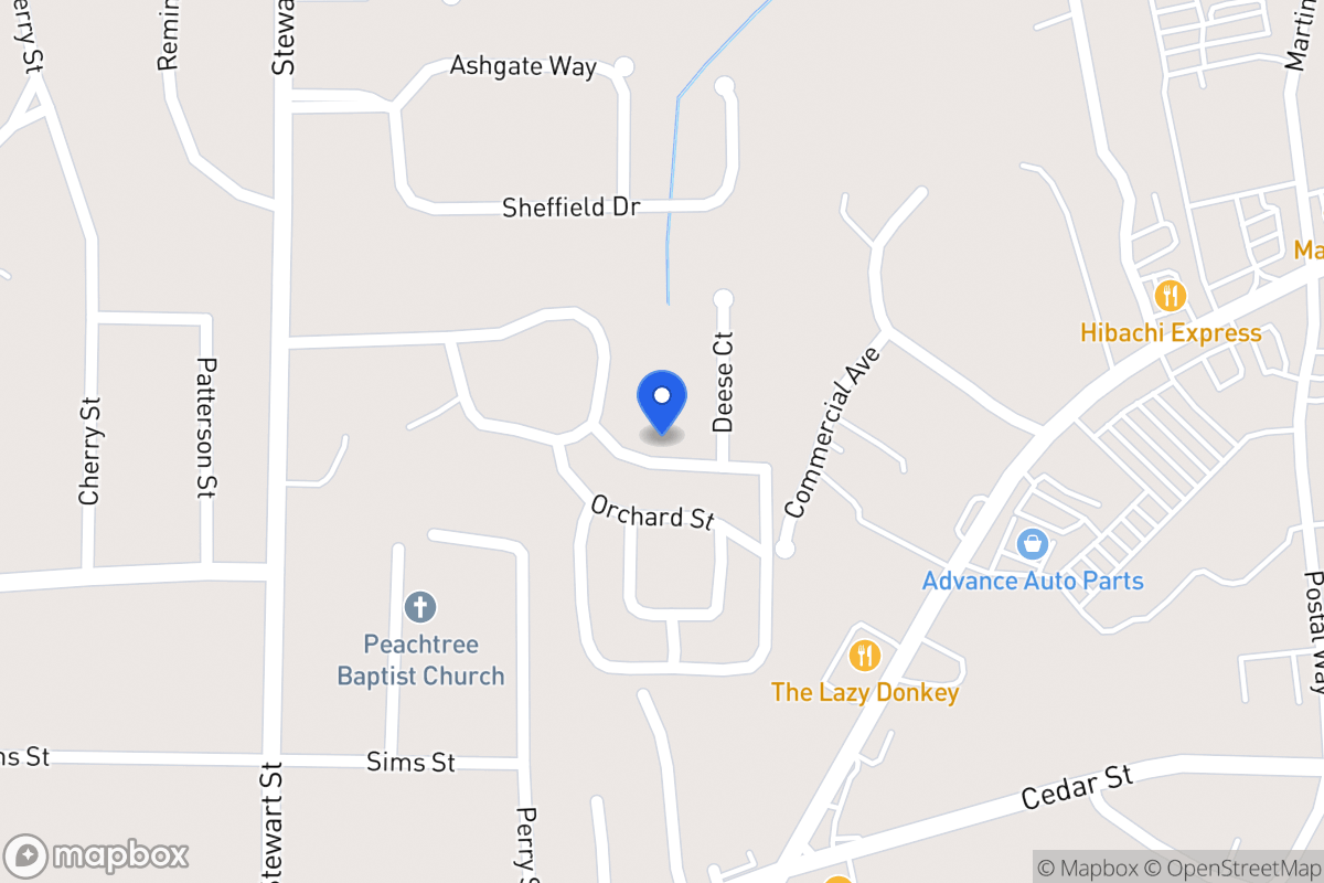 Map of 104 Frankford Way