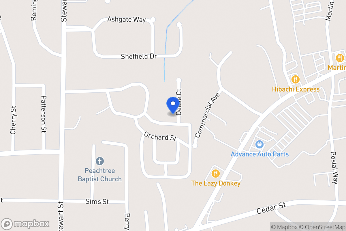 Map of 101 Deese Ct