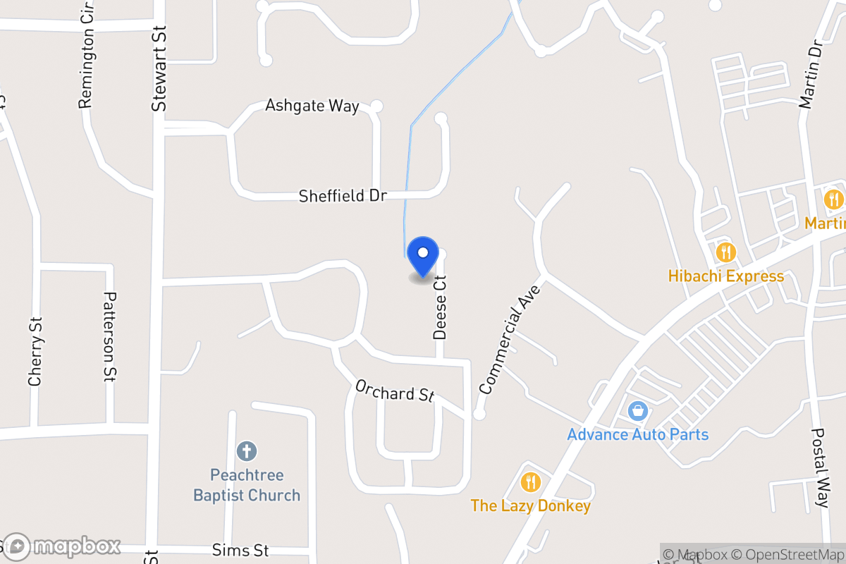Map of 111 Deese Ct