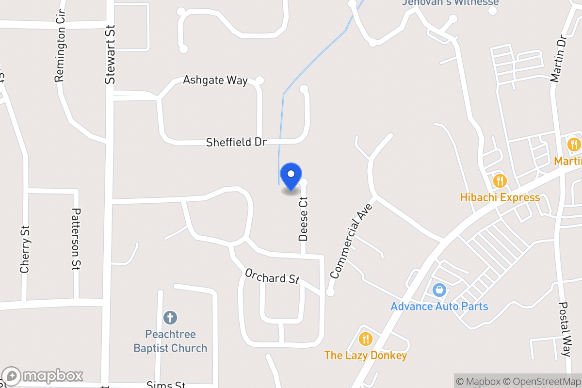 Map of 113 Deese Ct