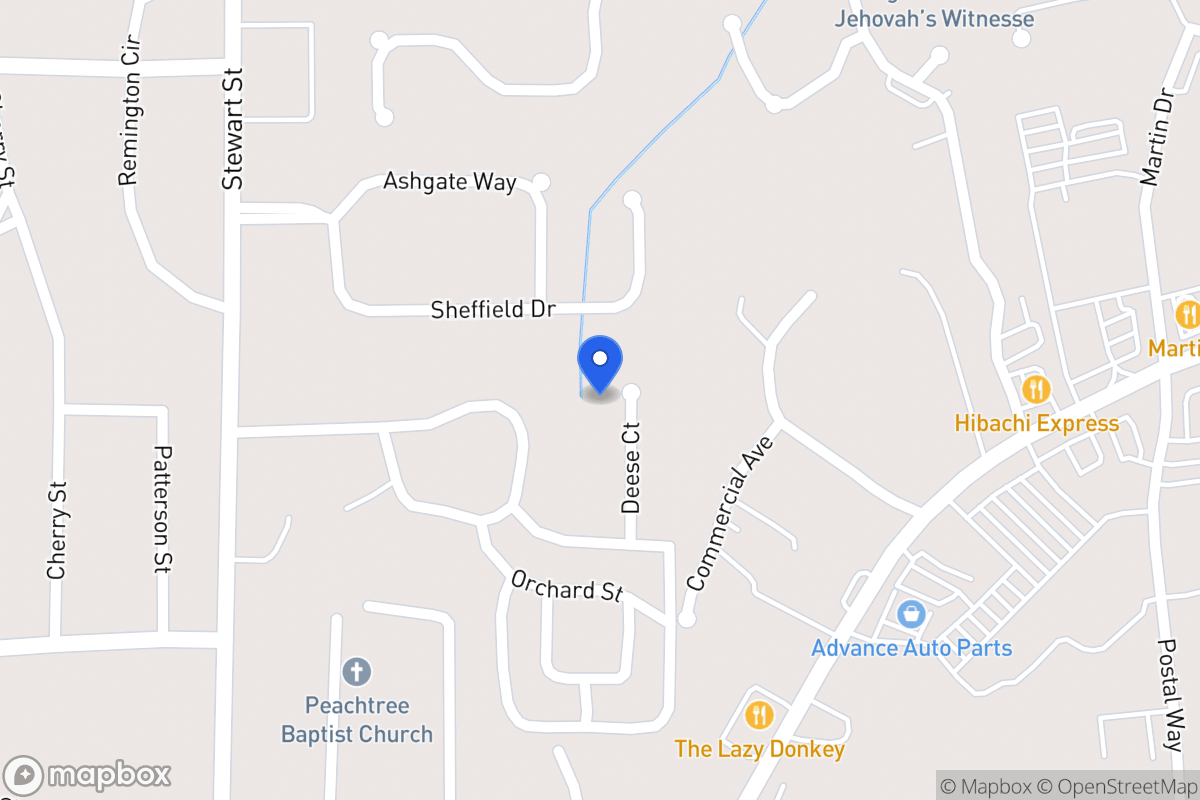Map of 115 Deese Ct