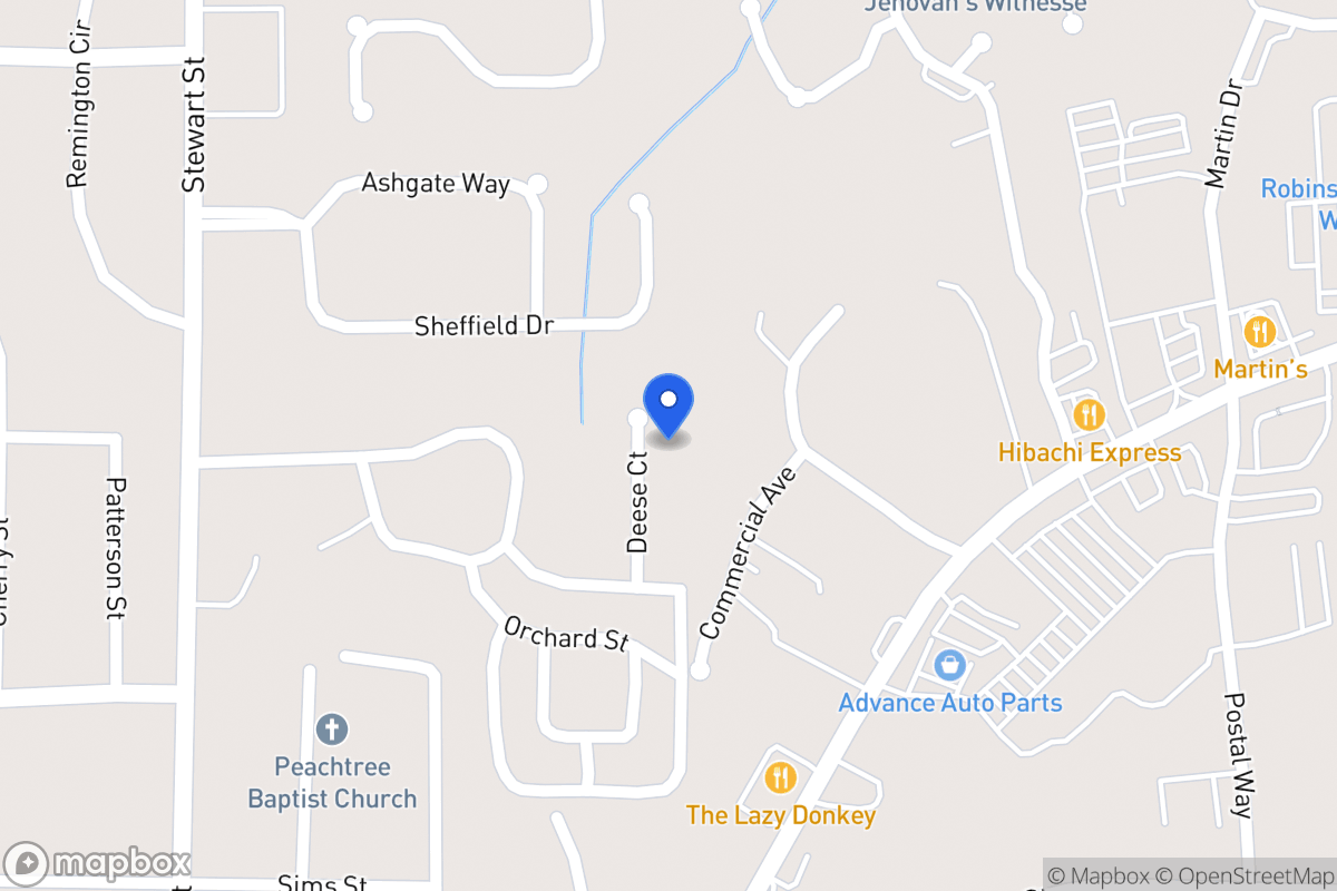Map of 114 Deese Ct