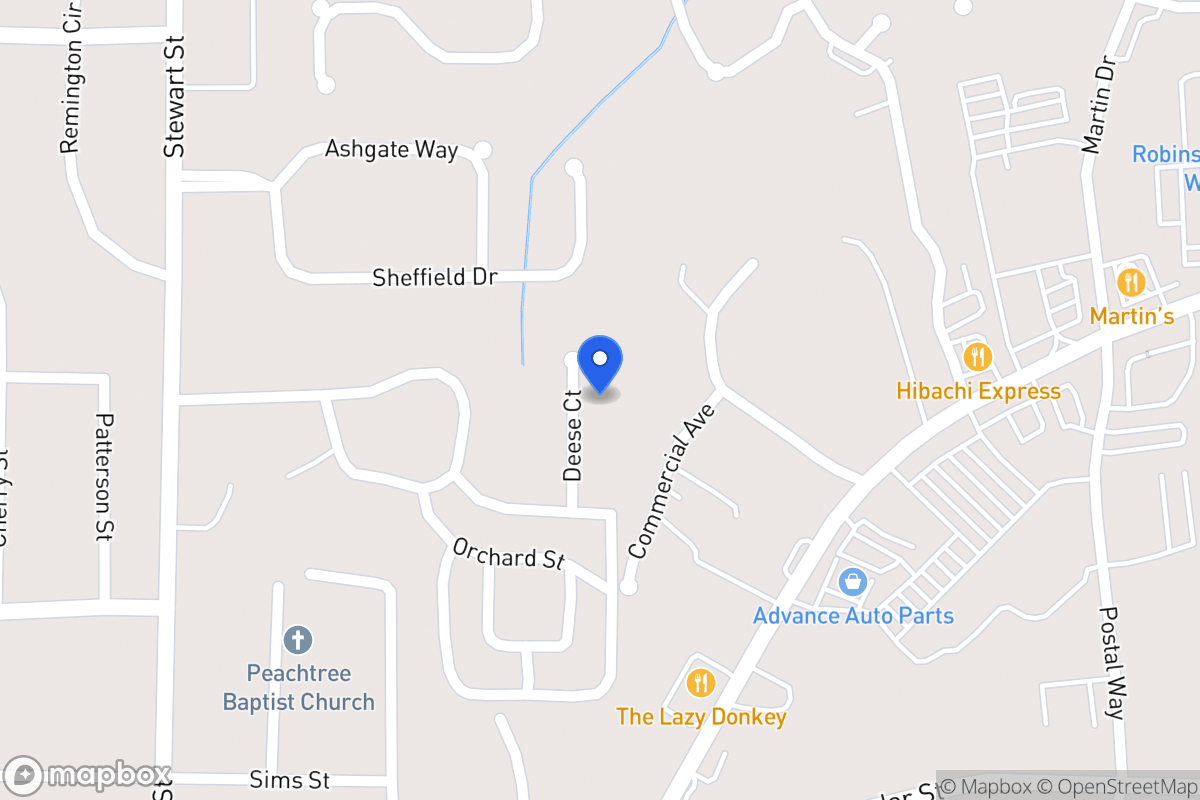 Map of 112 Deese Ct
