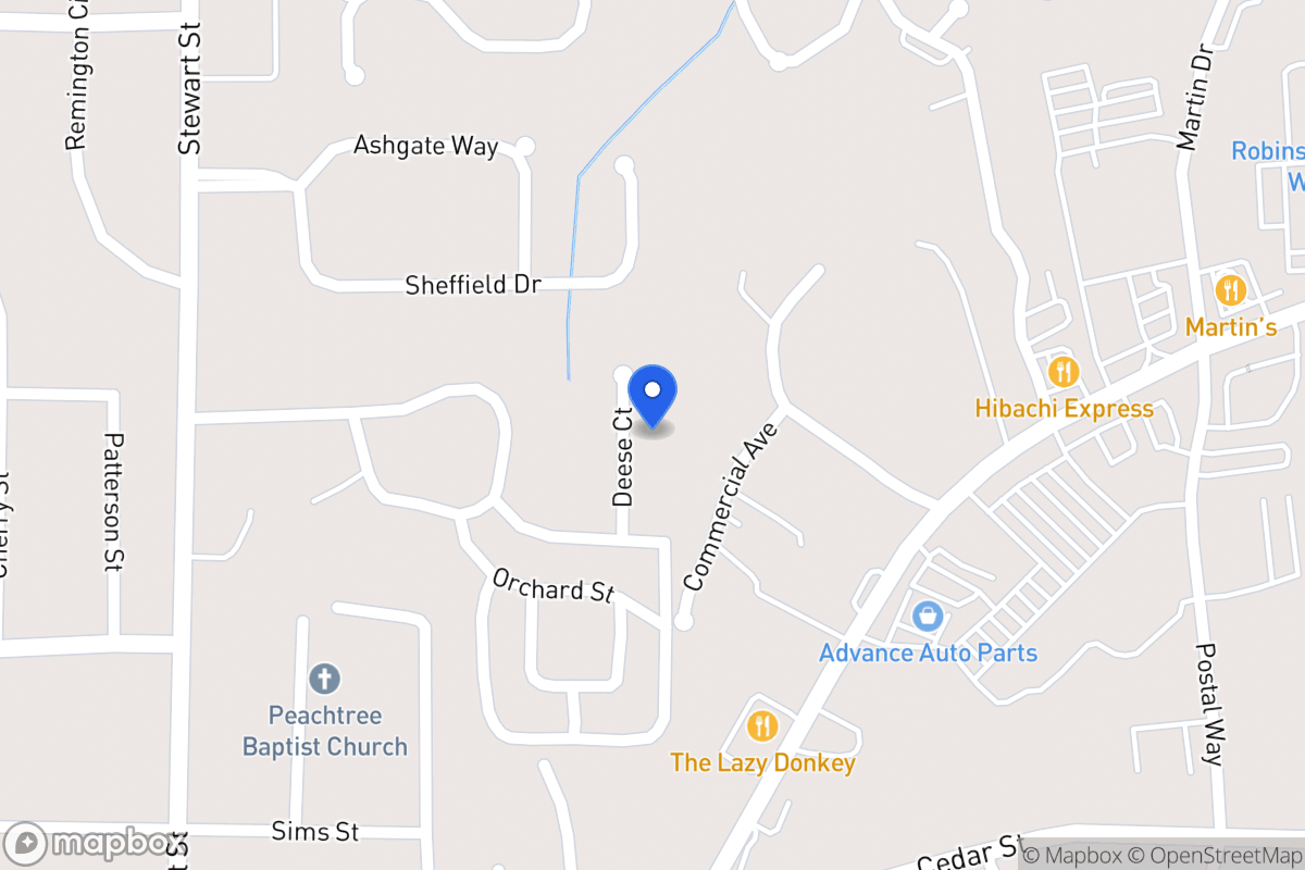 Map of 110 Deese Ct
